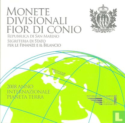 San Marino jaarset 2008 "International year of planet Earth" - Afbeelding 1