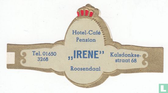 Hotel-Café "Irene" Roosendaal - Tel. 01650 3268 - 68 Kalsdonksestraat - Image 1