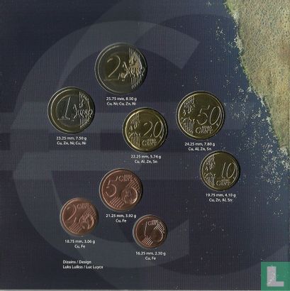 Latvia mint set 2014 "Latvijas Banka" - Image 3