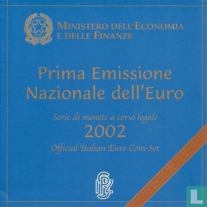 Italië jaarset 2002 "Ministero dell'Economia e delle Finanze" - Afbeelding 1