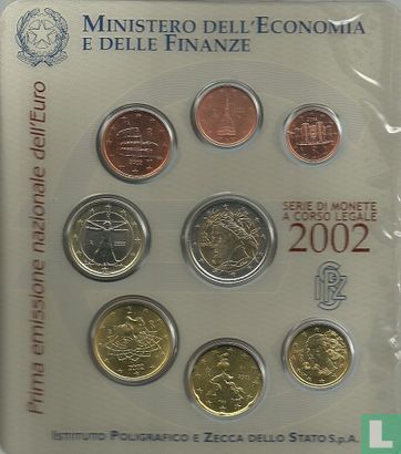 Italy mint set 2002 "Ministero dell'Economia e delle Finanze" - Image 2