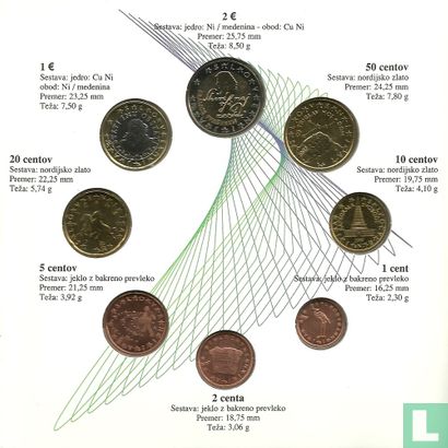 Slovenia mint set 2007 (Banka Slovenije) - Image 2
