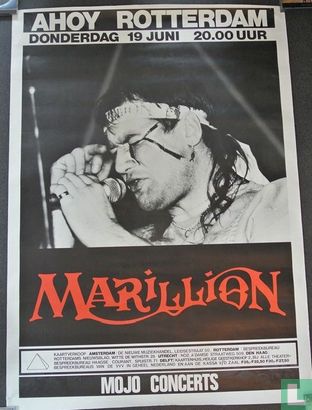 Marillion, Ahoy, Rotterdam, Netherlands, June 19, 1986