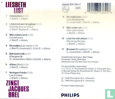 Liesbeth List zingt Jacques Brel - Image 2