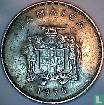 Jamaïque 5 cents 1975 (type 1) - Image 1