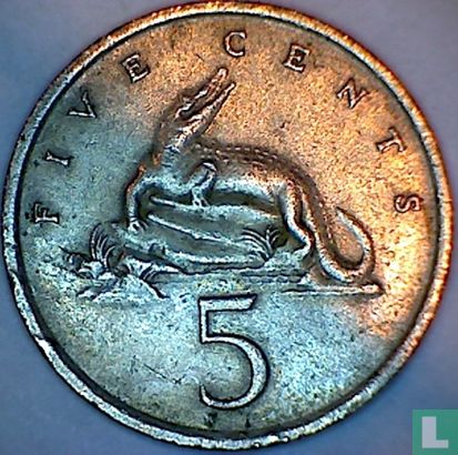 Jamaica 5 cents 1975 (type 1) - Image 2
