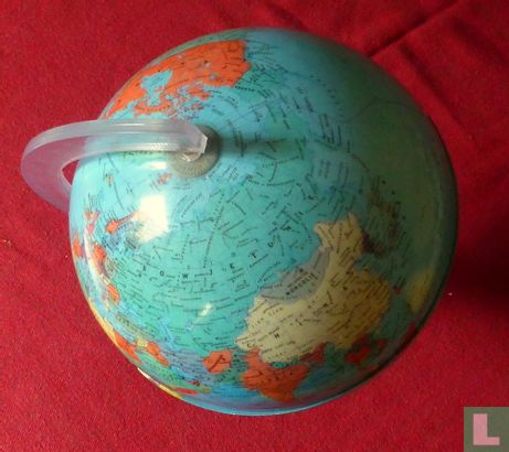  Globe Wereldbol - Begin 70's - Afbeelding 2