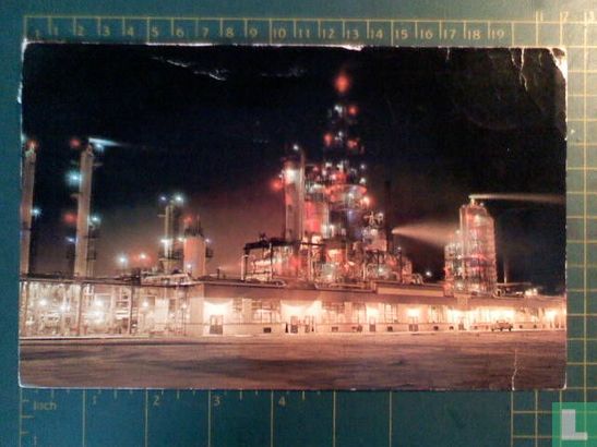 A night scene of Edmonton Refinery - Image 1