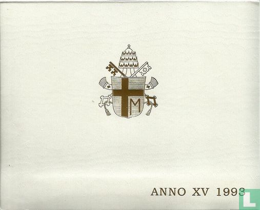Vaticaan jaarset 1993 - Afbeelding 1