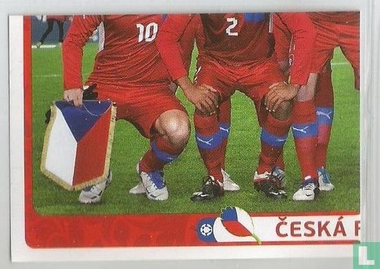 elftalfoto Ceská Republika (linksonder) - Afbeelding 1