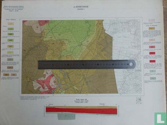 Geologische Kaart van Nederland 13 Boertange Kwartblad I