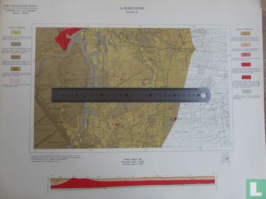 Geologische Kaart van Nederland 13 Boertange Kwartblad II
