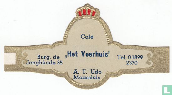 Café ' Het Veerhuis "A.T. Udo Maassluis-Burg. the Jonghkade 35-Tel 01899 2370 - Image 1
