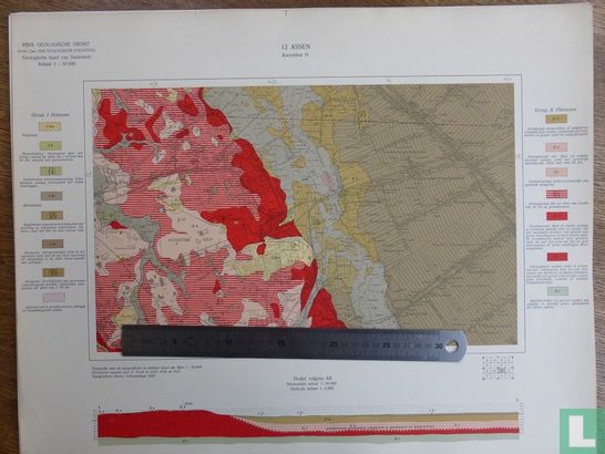 Geologische Kaart van Nederland 12 Assen Kwartblad IV