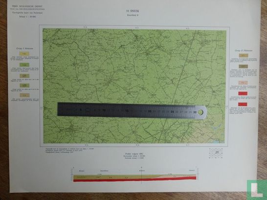 Geologische Kaart van Nederland 10 Sneek Kwartblad II