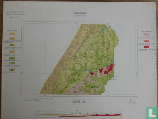 Geologische Kaart van Nederland 9 Den Helder, Kwartblad I & II