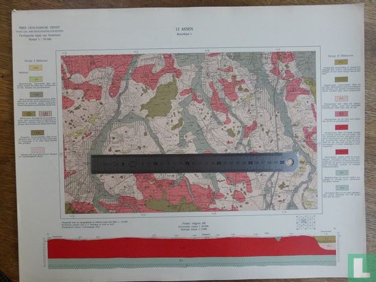 Geologische Kaart van Nederland 12 Assen Kwartblad I