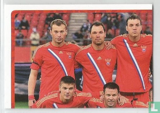 elftalfoto Rossija (linksboven) - Afbeelding 1