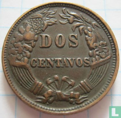Pérou 2 centavos 1876 - Image 2