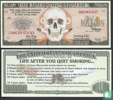 Rauchfrei-Dollar-Schein