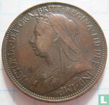 Verenigd Koninkrijk ½ penny 1900 - Afbeelding 2