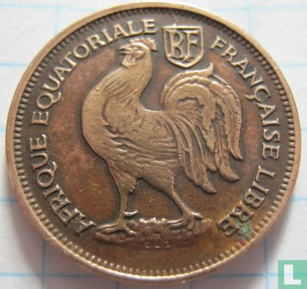 French Equatorial Africa 50 centimes 1943 - Image 2