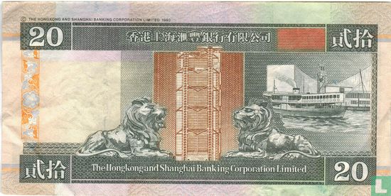 Hong Kong 20 Dollar 1997 - Bild 2