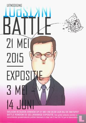 Uitnodiging Inktspot Battle 21 mei 2015 expositie 3 mei - 14 juni - Afbeelding 1