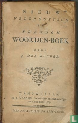 Nieuw Nederduytsch en Fransch woorden-boek - Bild 3