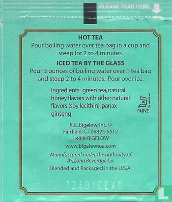 Green Tea  Ginseng & Honey  - Image 2