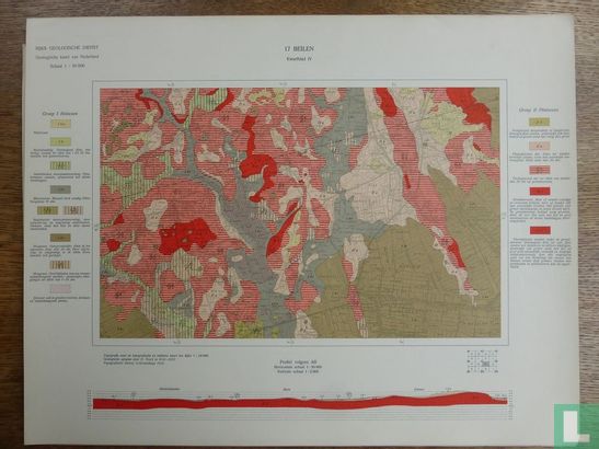 Geologische Kaart van Nederland 17 Beilen Kwartblad IV