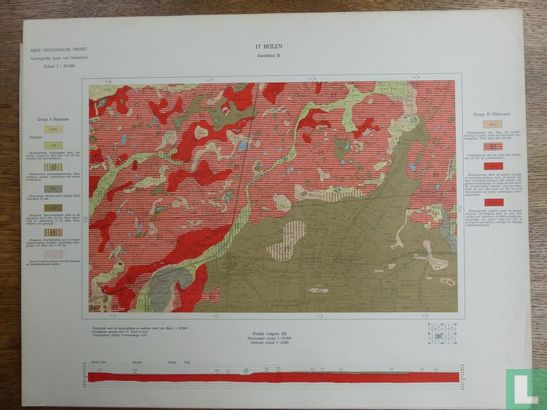 Geologische Kaart van Nederland 17 Beilen Kwartblad III