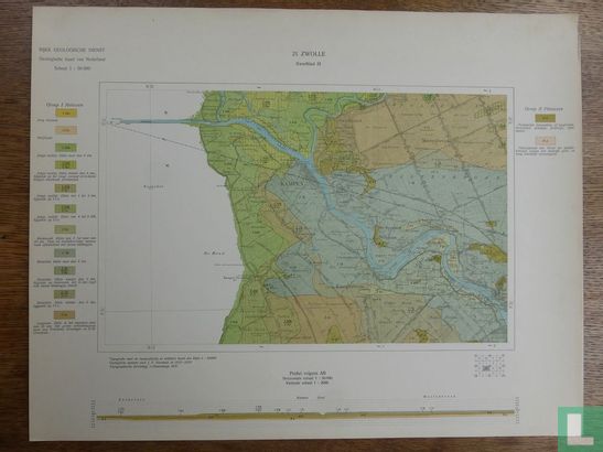 Geologische kaart van Nederland 21 Zwolle Kwartblad III
