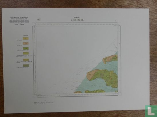 Geologische overzichtskaart van Nederland Blad 12 Zierikzee