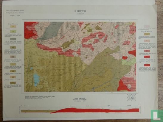 Geologische kaart van Nederland Blad 16 Steenwijk kwartblad IV