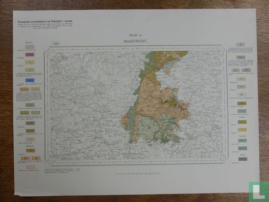 Geologische overzichtskaart van Nederland Blad 22 Maastricht