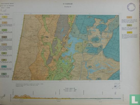 Geologische kaart van Nederland 19 Alkmaar III