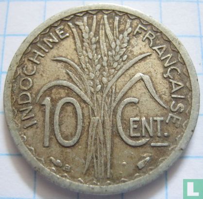 Frans Indochina 10 centimes 1945 (met B) - Afbeelding 2
