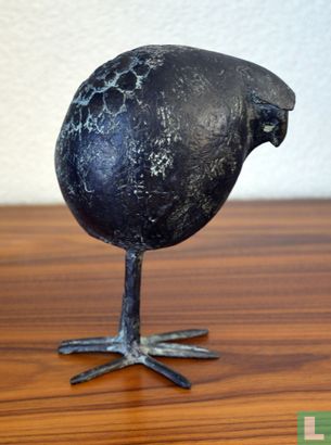 Bert Kiewiet Brons sculptuur " Peinsvogel"  - Afbeelding 2