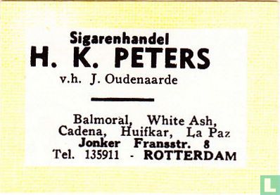 Sigarenhandel H.K. Peters