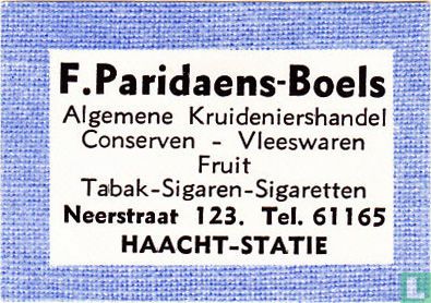 F. Paridaens-Boels