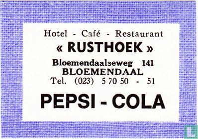 "Rusthoek" - Pepsi-Cola