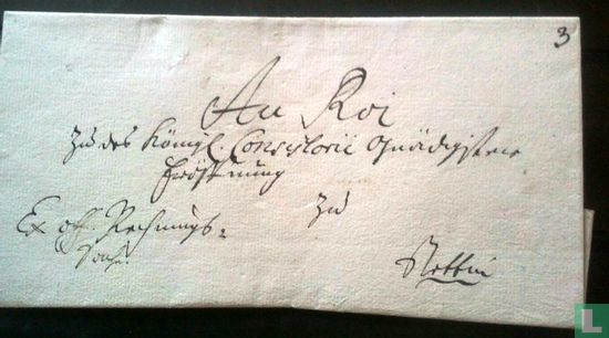 Brief aan Koning Frederik II van Pruisen (met brief) - Image 1