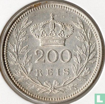 Portugal 200 réis 1909 - Afbeelding 2