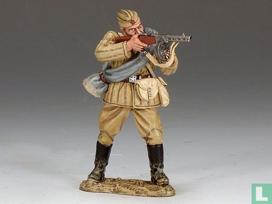 Red Army Soldier Standing Firing