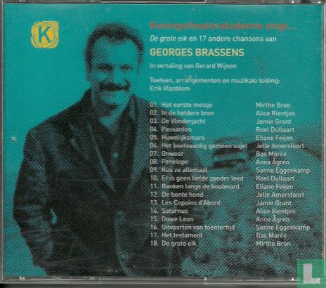 Koningstheaterakademie zingt... De grote eik en 17 andere chansons van Georges Brassens - Afbeelding 2