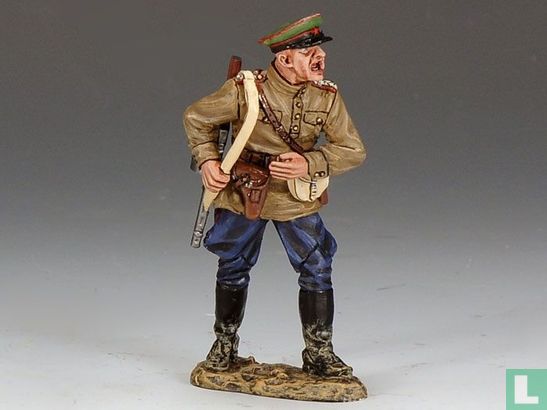 Shouting Red Army Officer