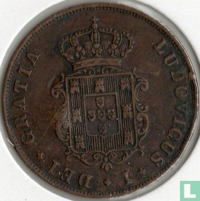 Portugal 3 réis 1868 - Afbeelding 2