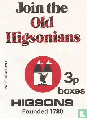 Join the Old Higsonians 