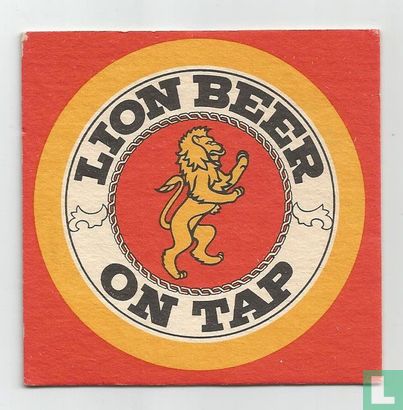 Lion beer on tap